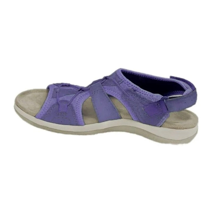 "Sandales pour femmes élégantes et confortables, couleur kaki, avec semelle antidérapante et soutien plantaire supérieur."