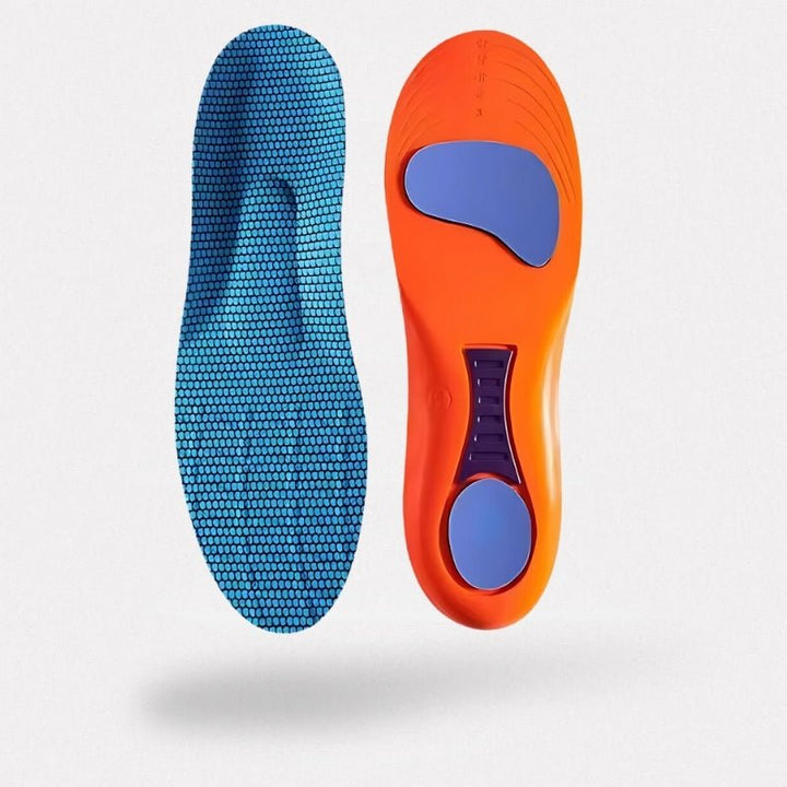 Ortopedyczne wkładki sportowe zapewniające komfort, amortyzację, optymalną stabilność, ergonomiczny design i wsparcie łuków stóp.