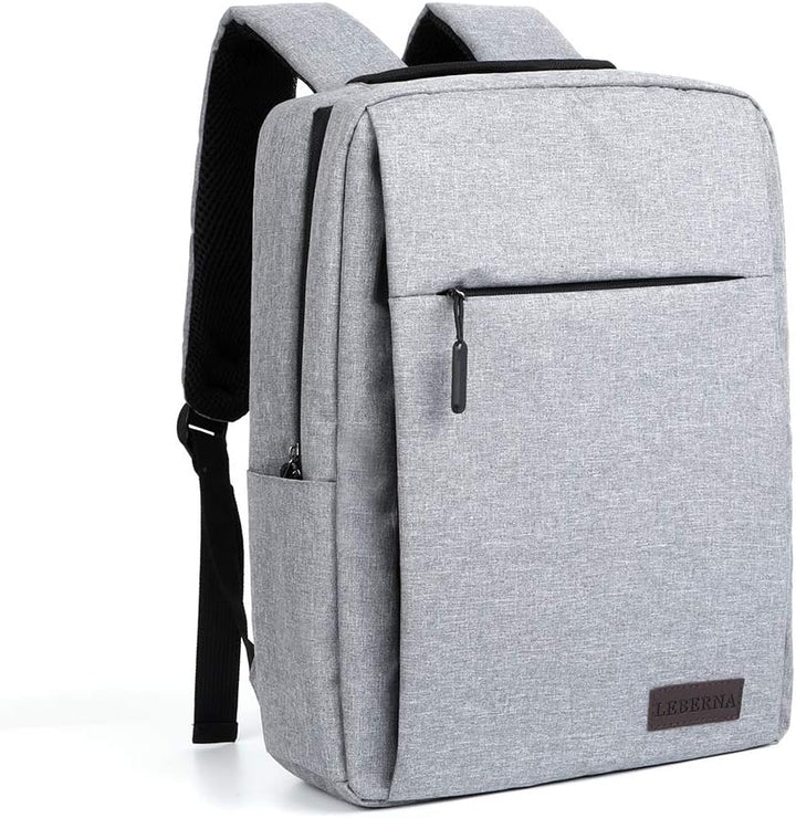 Smukły plecak na laptopa 15.6 cala, wodoodporny z portem USB, idealny do pracy i podróży.