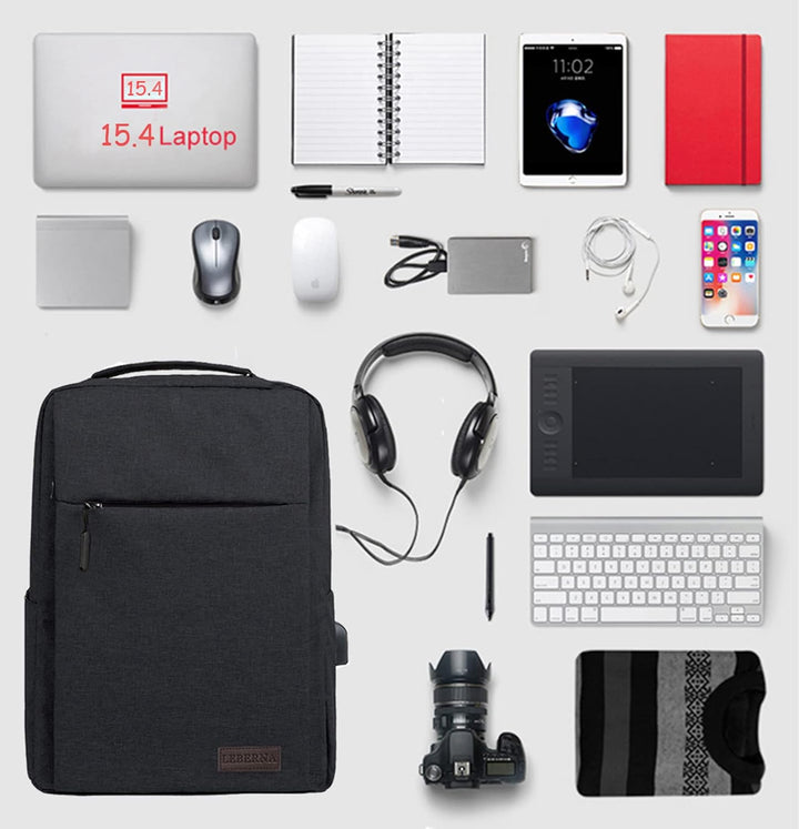 Szczegół wodoodpornego materiału plecaka na laptopa, chroniącego sprzęt elektroniczny.