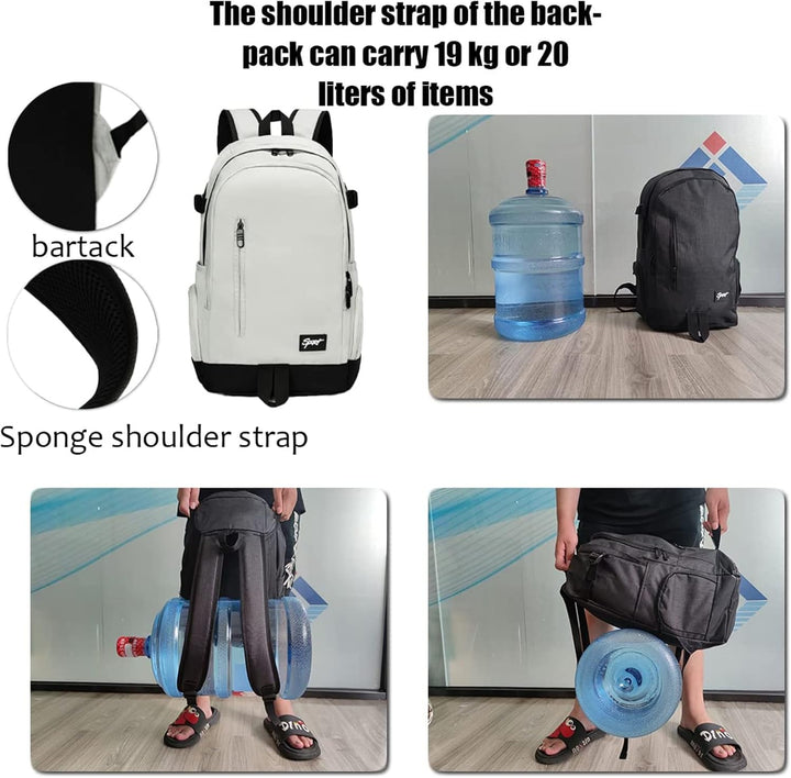Dzienny plecak miejski na laptopa 15,6" smukły, unisex. Doskonały do organizacji dokumentów i sprzętu.