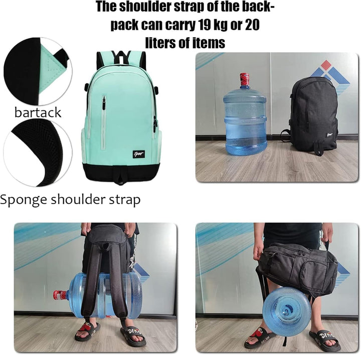 Uniwersalny smukły plecak na laptopa 15,6" unisex. Idealny do pracy, szkoły i podróży służbowych.