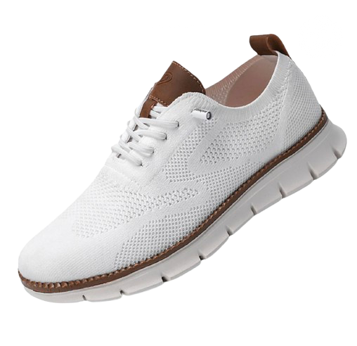 Męskie sneakersy ortopedyczne, cholewka z oddychającej siateczki, perforowana podeszwa, nowoczesny styl dla miejskiego komfortu