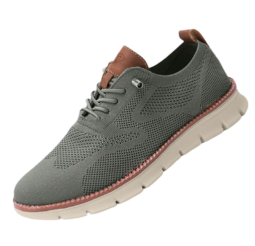 Męskie sneakersy ortopedyczne, cholewka z oddychającej siateczki, perforowana podeszwa, nowoczesny styl dla miejskiego komfortu