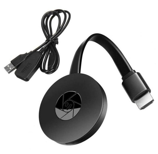 Kompaktowy Smart TV Stick multimedialny, nowoczesny design, złącze HDMI, natychmiast zmienia telewizor w smart TV, łatwy w instalacji
