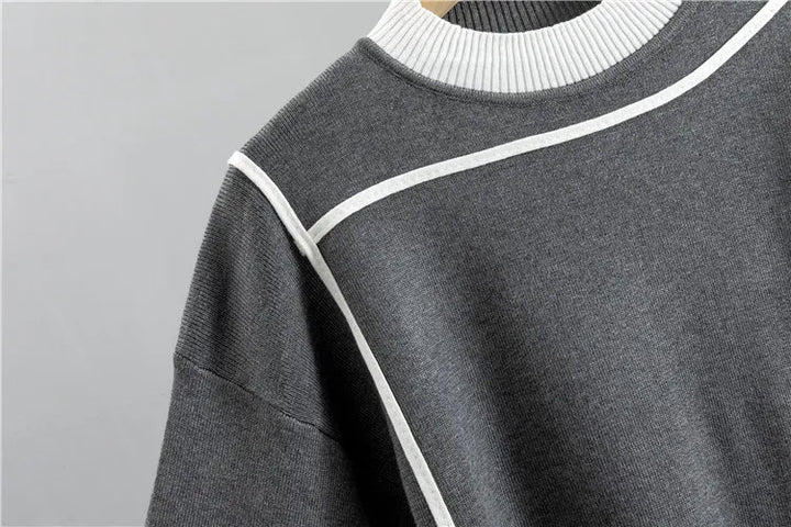 Męski nowoczesny dres Isla w kolorze bordowym, dopasowany krój, elegancki, komfort, miękki poliester, zdjęcie 10