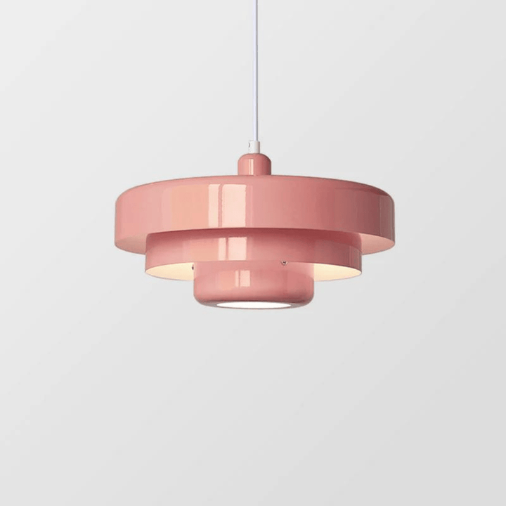 Wisząca lampa LED vintage, szkło i metal, ciepłe światło 2700K, elegancki design do ciepłego wnętrza.