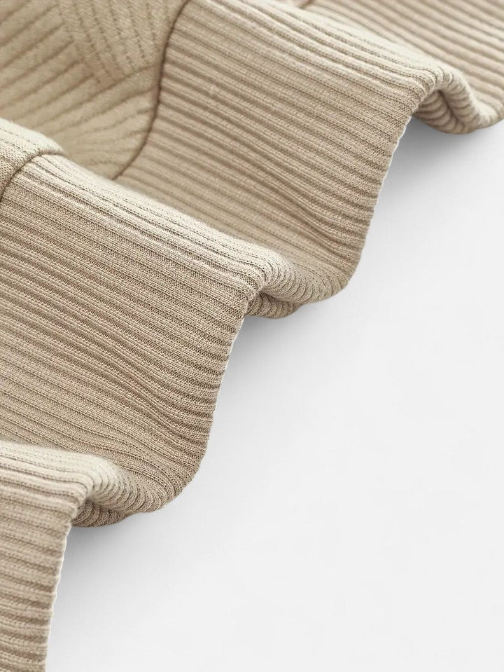 Męska bluza w paski z zamkiem błyskawicznym, długimi rękawami, miękką i wygodną tkaniną, idealna do swobodnego stylu.