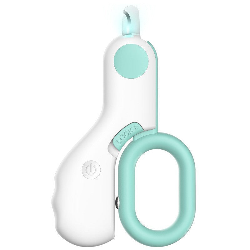 Ergonomiczne obcinaczki do pazurów kota z LED, bezpieczna konstrukcja do precyzyjnego przycinania kocich pazurów.