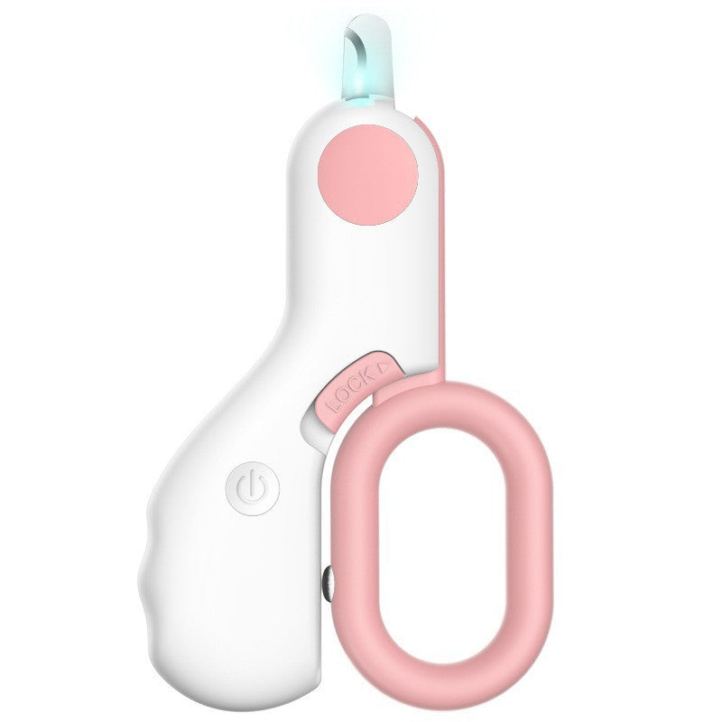 Ergonomiczne obcinaczki do pazurów kota z LED, bezpieczna konstrukcja do precyzyjnego przycinania kocich pazurów.