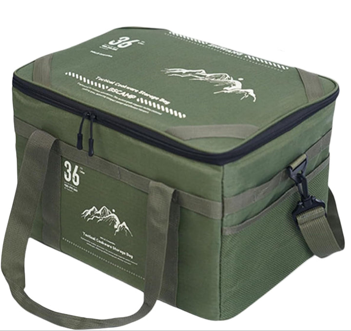 Torba kempingowa Tarvos 36L z odczepianym stołem, idealna na outdoor i podróże. Wodoodporna, wytrzymała.