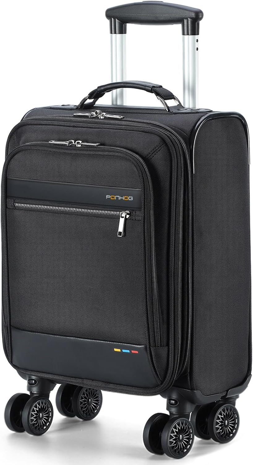 Torba podręczna unisex na kółkach pod siedzenie, z komorą na laptopa, rozszerzalna. Idealna do samolotu.