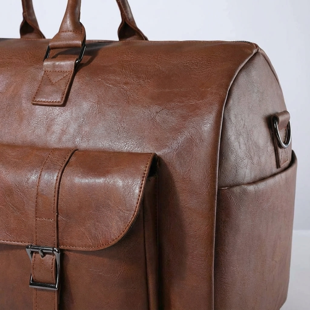 Elegancka torba podróżna Weekender Carrylux unisex z komorą na buty. Idealny bagaż i organizer na weekend.