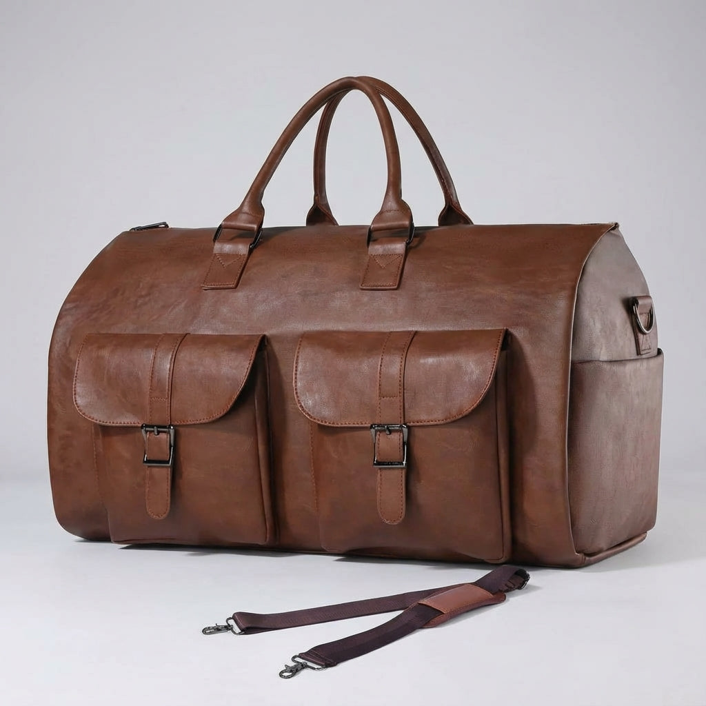 Unisex torba podróżna Carrylux Weekender z komorą na buty. Funkcjonalny organizer na wycieczki i krótkie podróże.