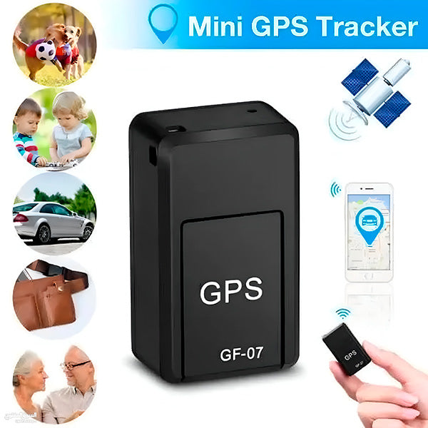 Czarny kompaktowy lokalizator GPS, dyskretny design, lokalizacja w czasie rzeczywistym, idealny do pojazdów i przedmiotów osobistych.