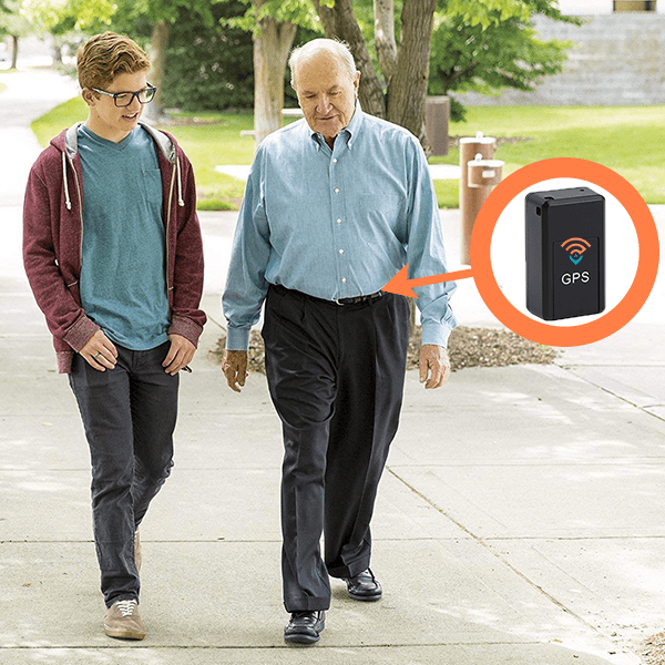 Czarny, kompaktowy, magnetyczny mini lokalizator GPS do śledzenia w czasie rzeczywistym na metalowej powierzchni, idealny do bezpieczeństwa i dyskrecji