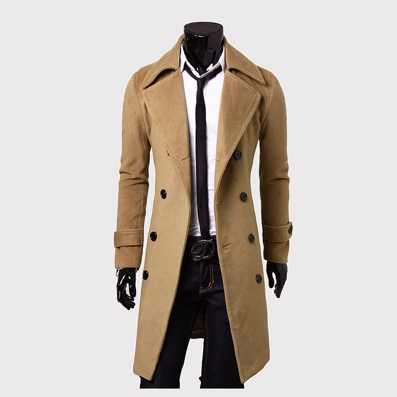 Szary trencz męski elegancki, talia, lekki materiał. Dodaj stylu i komfortu do swojej garderoby.