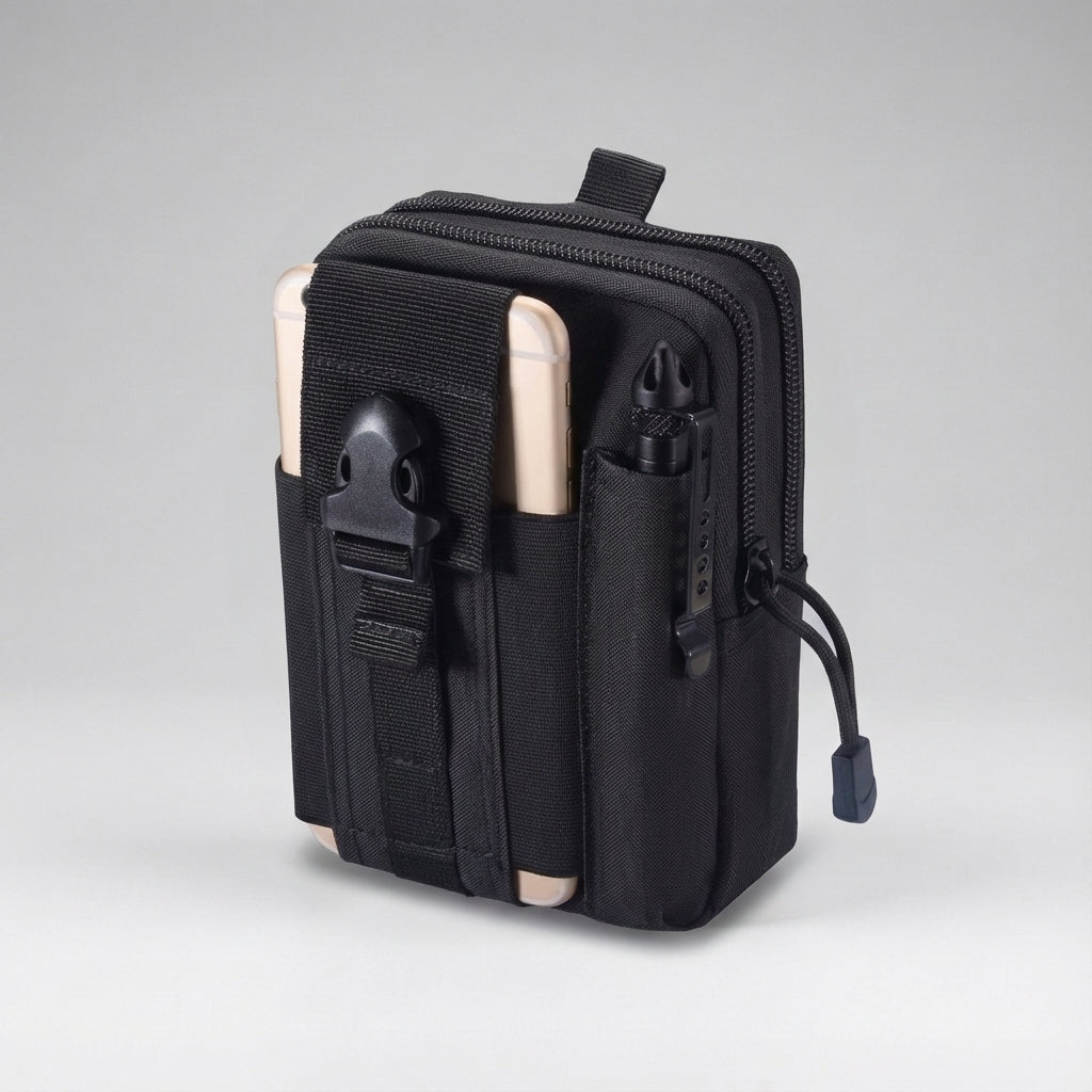 Kompaktowy organizer CarryCore. Uniseksowe etui taktyczne MOLLE na pasek, do turystyki, survivalu i codziennego użytku (EDC).