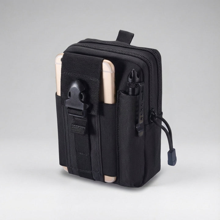 Kompaktowy organizer CarryCore. Uniseksowe etui taktyczne MOLLE na pasek, do turystyki, survivalu i codziennego użytku (EDC).