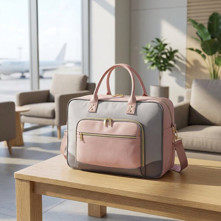 Unisex 4-częściowy zestaw podróżny CarrySmart: torba, kosmetyczka i pokrowce do organizacji bagażu podręcznego.