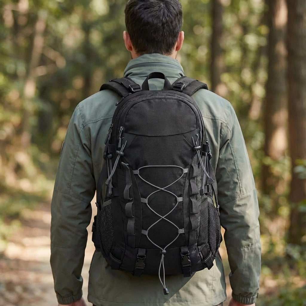 Unisex plecak outdoorowy Packnova 40L, idealny na długie wędrówki i podróże, wygodny i wytrzymały.