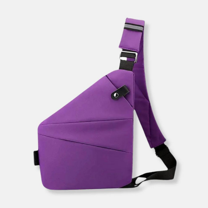 Funkcjonalna torba crossbody unisex. Wodoodporna, antykradzieżowa, z organizerem.