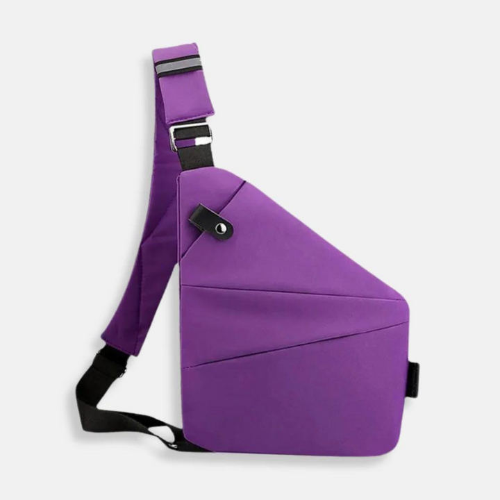 Antykradzieżowa saszetka crossbody unisex. Wodoodporna, doskonała do podróży i miasta.