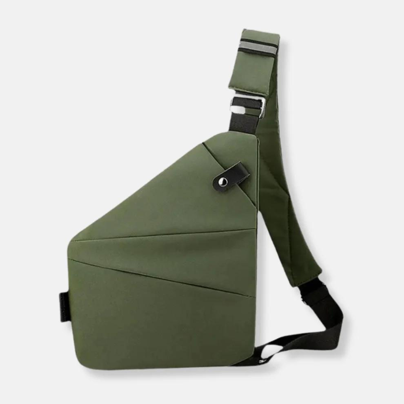 Saszetka crossbody wodoodporna, antykradzieżowa. Unisex, z organizerem na drobiazgi.