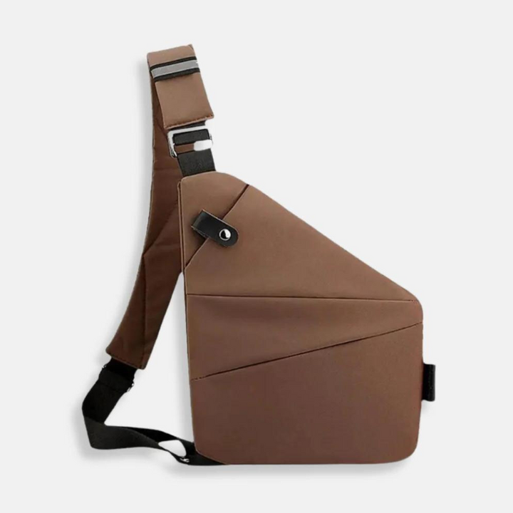 Bezpieczna torba crossbody unisex. Wodoodporna, doskonała do przechowywania wartościowych rzeczy.