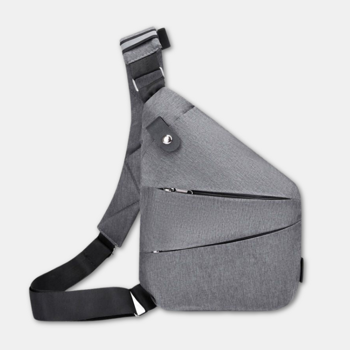 Torba podróżna wodoodporna, antykradzieżowa. Unisex, z ukrytą przegrodą na paszport.