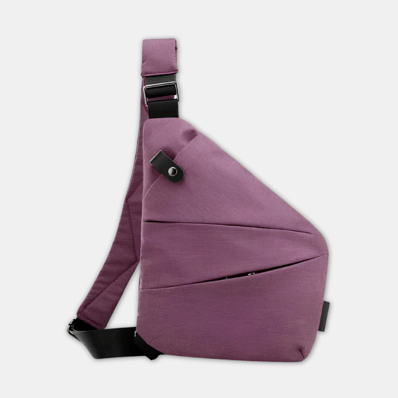 Wodoodporna torba na ramię unisex. Antykradzieżowa z wieloma przegródkami.