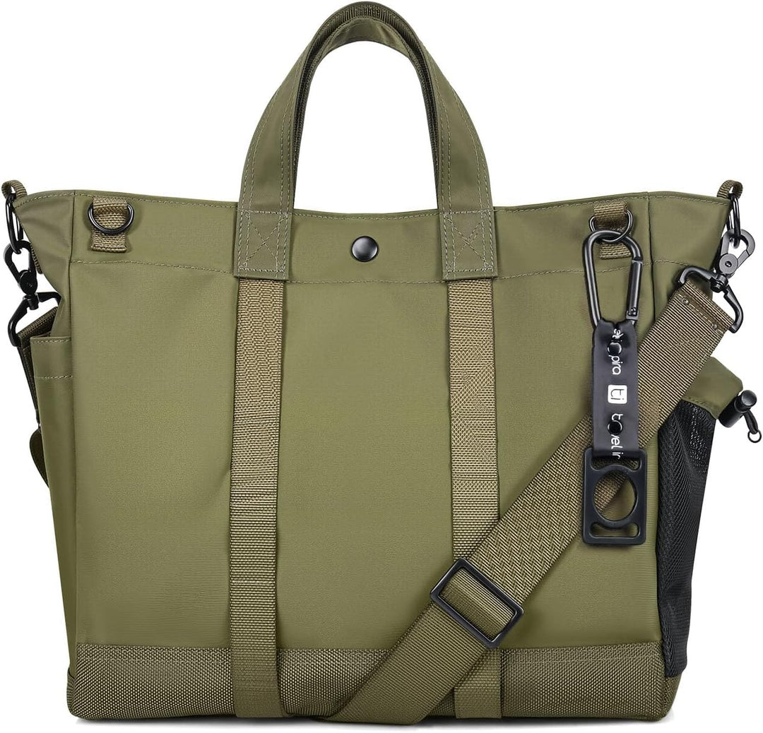 Minimalistyczna szara torba na laptopa 15,6 cala, unisex, funkcjonalna i stylowa, na każdą okazję.