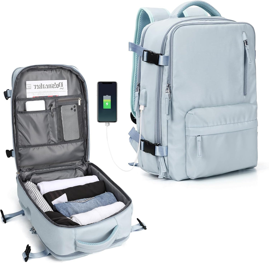 Wielokomorowa torba na laptopa unisex, idealna na dokumenty i akcesoria, do pracy.