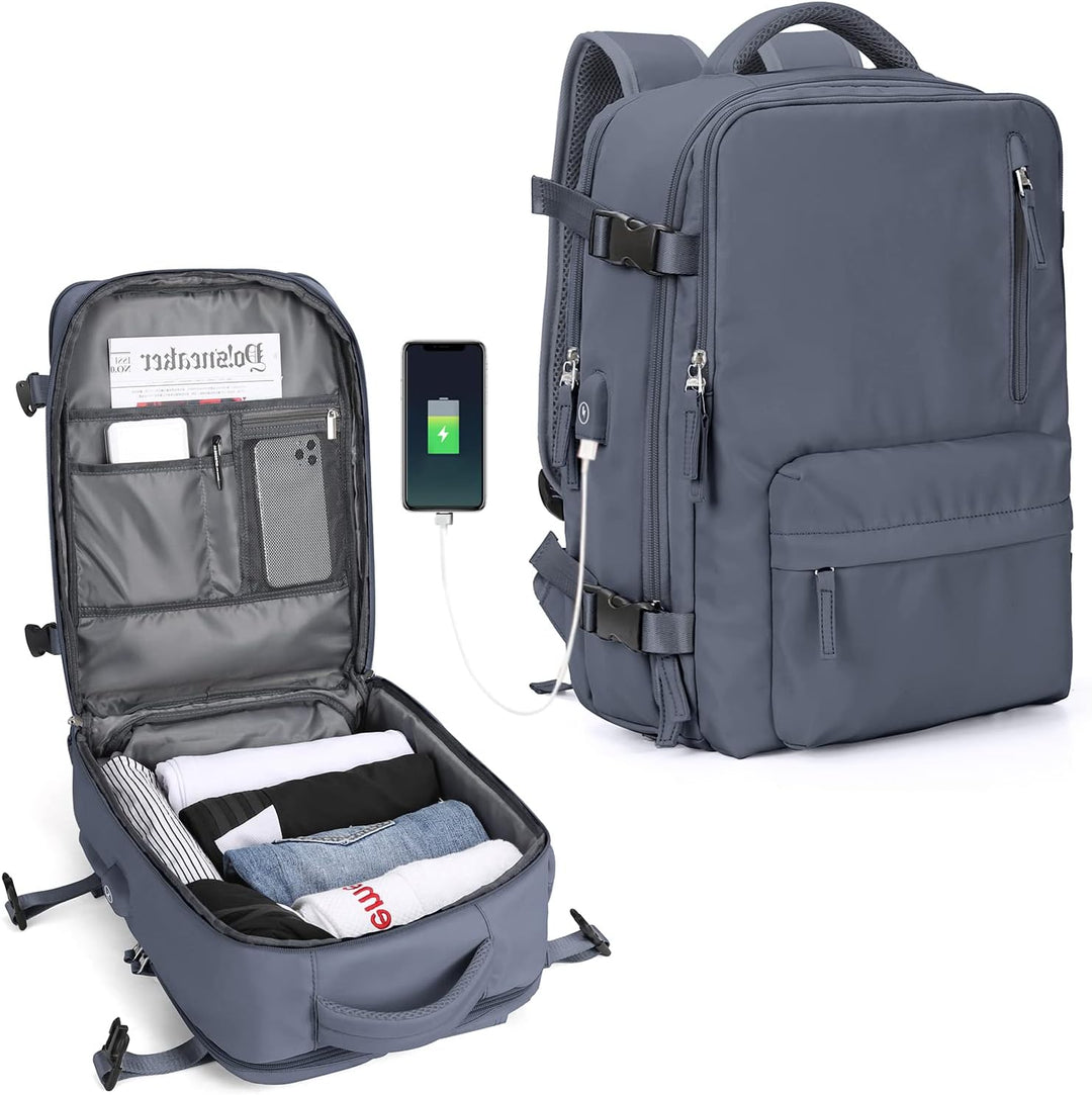 Wielokomorowa torba na laptopa unisex, z paskiem na ramię, idealna na konferencje.