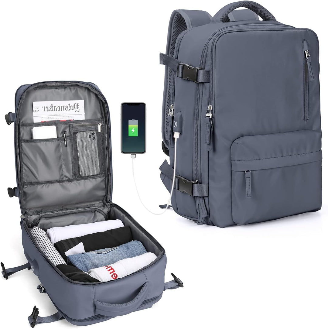 Torba na laptopa z regulowanym paskiem, chroni laptopa, wielokomorowa, praktyczna, unisex.