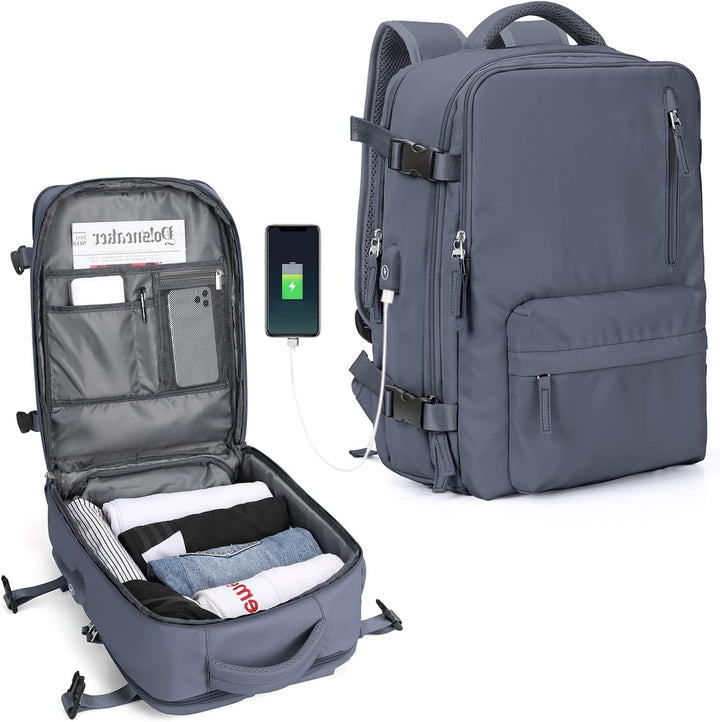 Torba na laptopa z regulowanym paskiem, chroni laptopa, wielokomorowa, praktyczna, unisex.