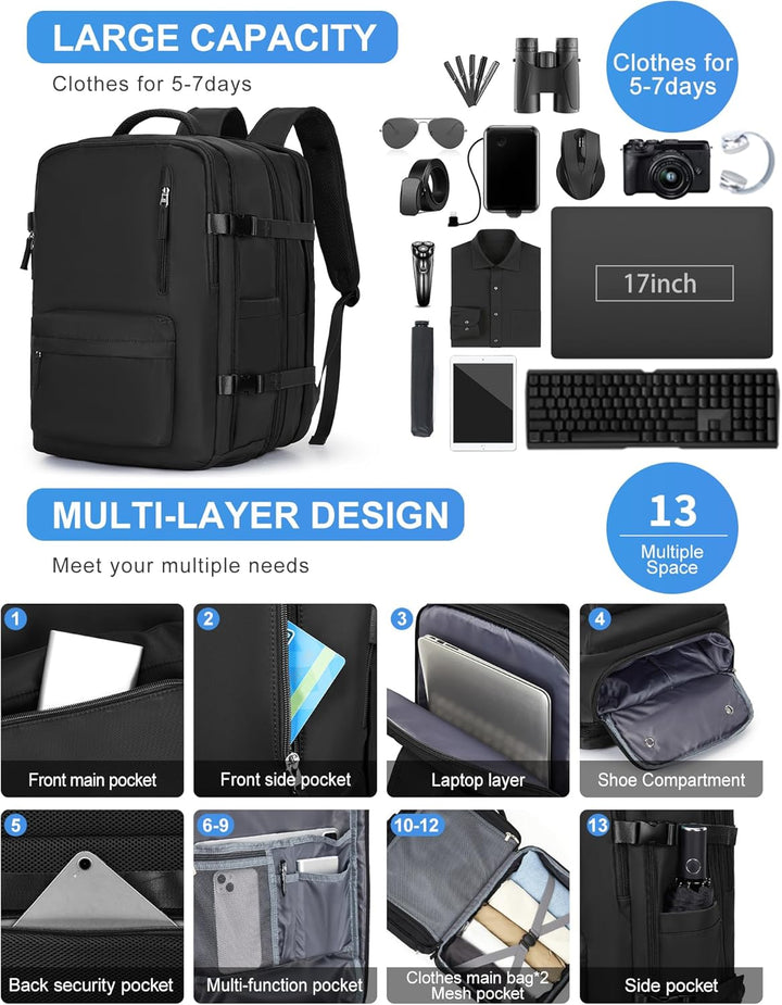 Praktyczna torba na laptopa unisex, ochrona i porządek dzięki wielu przegrodom.