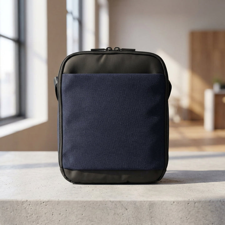 Unisex torba na ramię CarryGuard z organizerem, wodoodporna i bezpieczna, idealna do miasta i podróży.