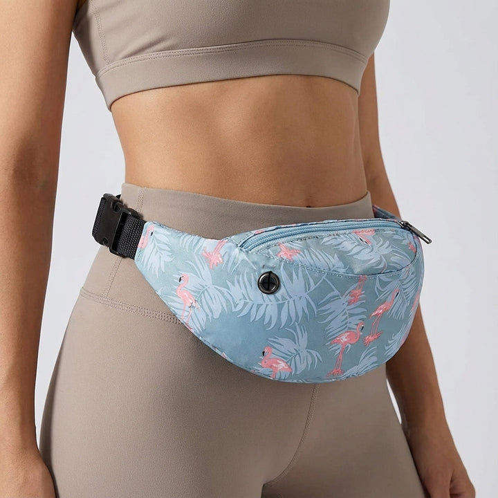 Wodoodporna nerka unisex z poliestru. Saszetka sportowa na pas, idealna na telefon, klucze. Torba podróżna Carryza.