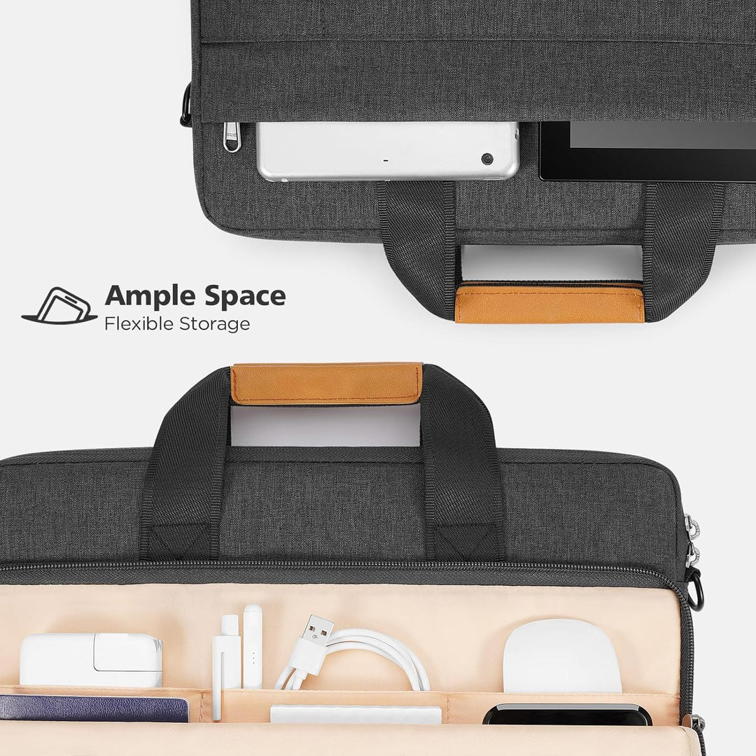 Praktyczna torba na laptopa z ochroną 360°, wodoodporna, idealna do pracy.