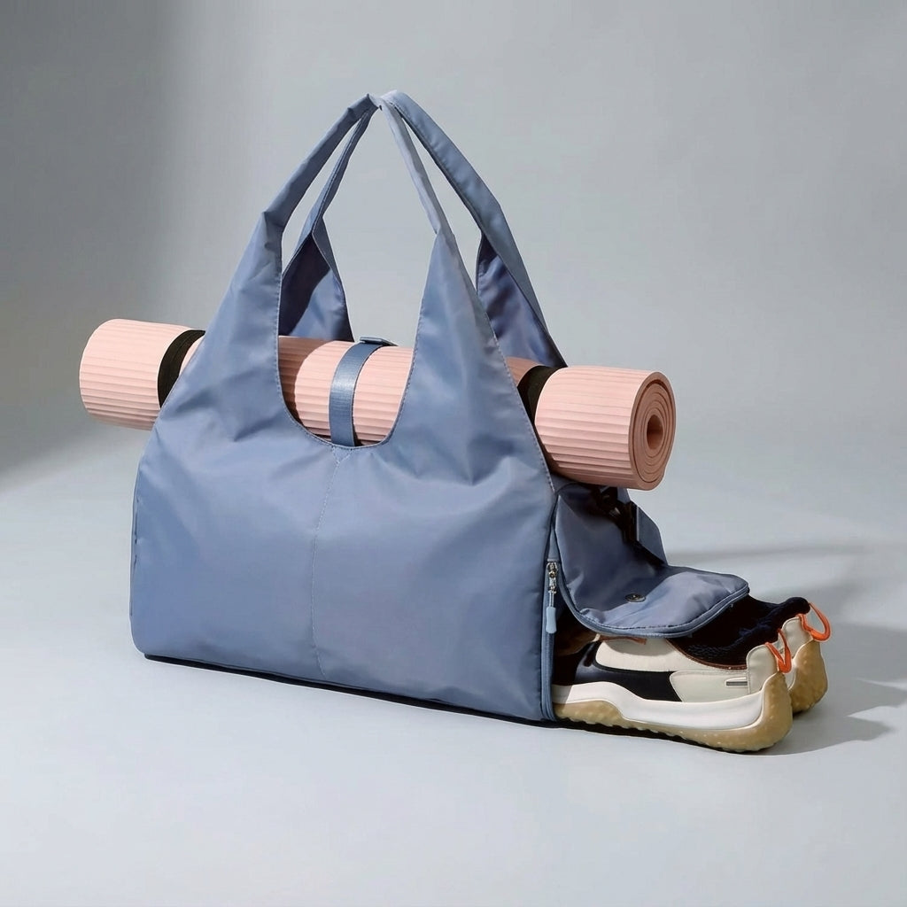 Wielofunkcyjna torba fitness unisex, wodoodporna, doskonała na weekendowe wyjazdy i treningi.