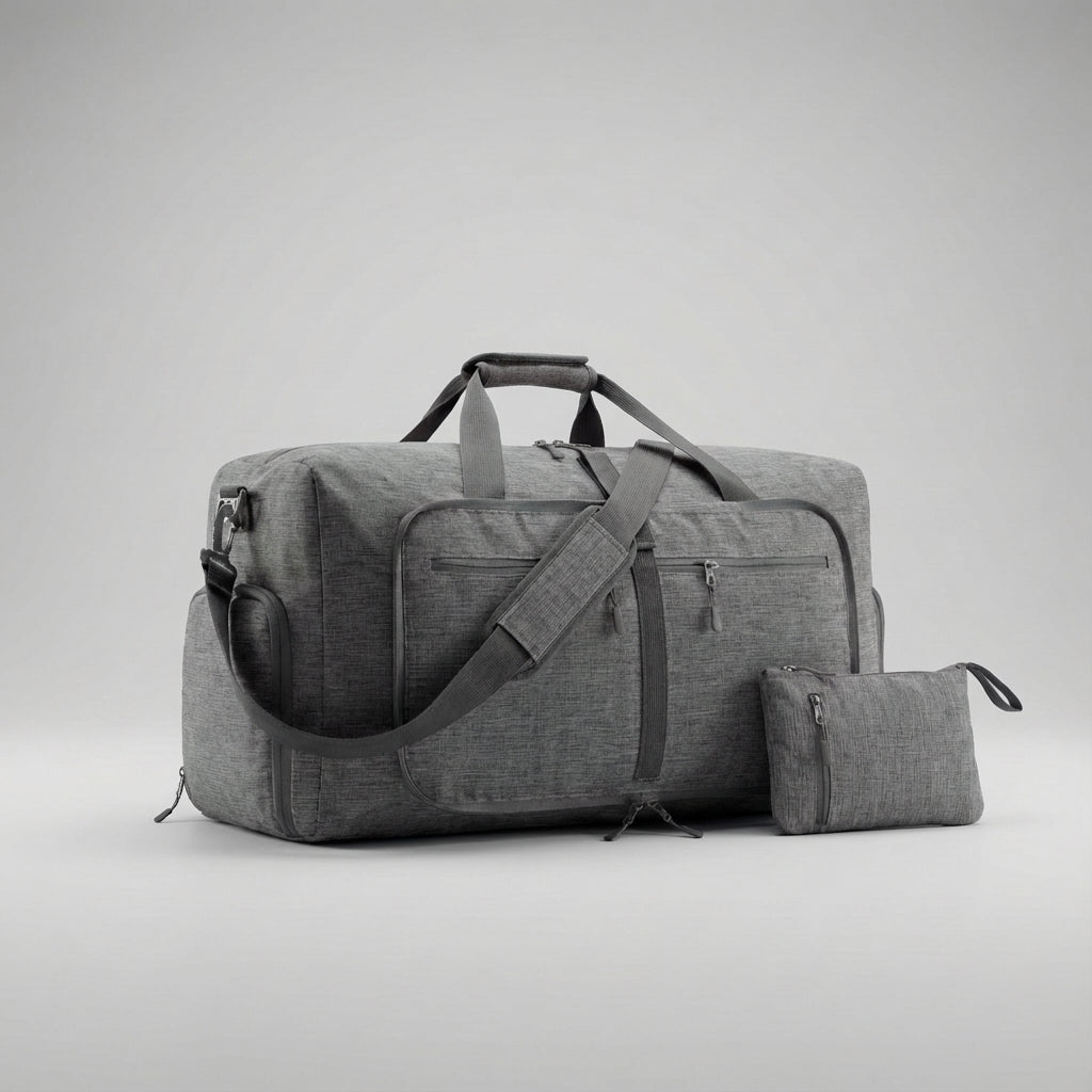 Torba podróżna unisex CarrySwiftly, składana, lekka i bardzo pojemna, na długie i krótkie podróże.