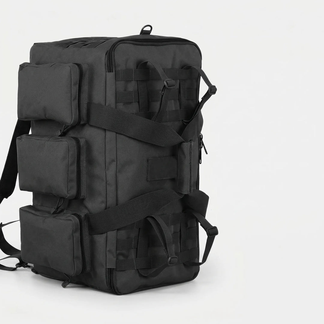 Duża torba sportowa 55L, duffel bag na sprzęt outdoor i kemping. Plecak taktyczny, idealny na długie podróże.