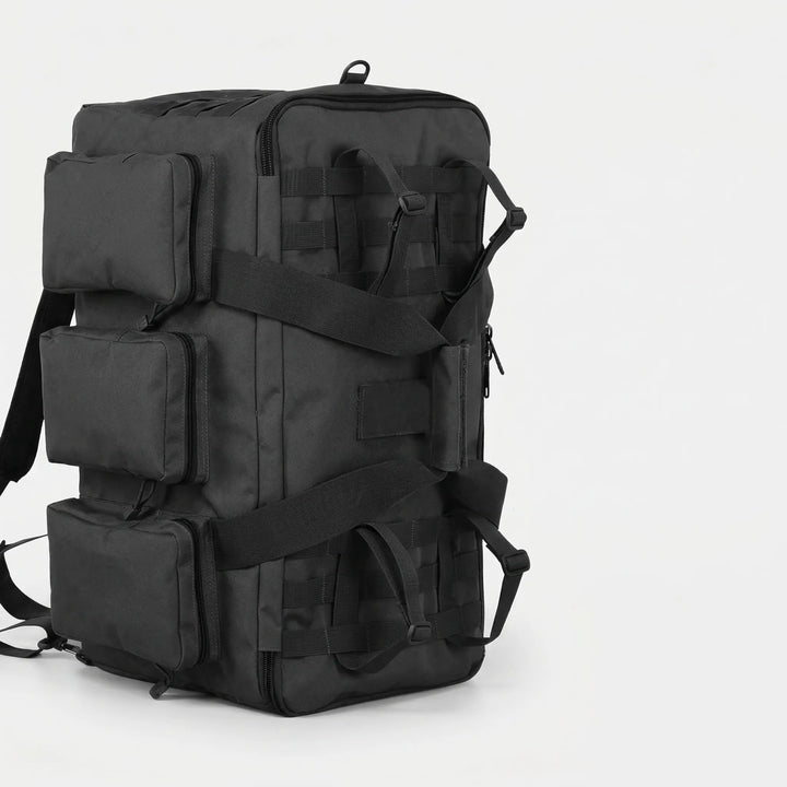 Duża torba sportowa 55L, duffel bag na sprzęt outdoor i kemping. Plecak taktyczny, idealny na długie podróże.