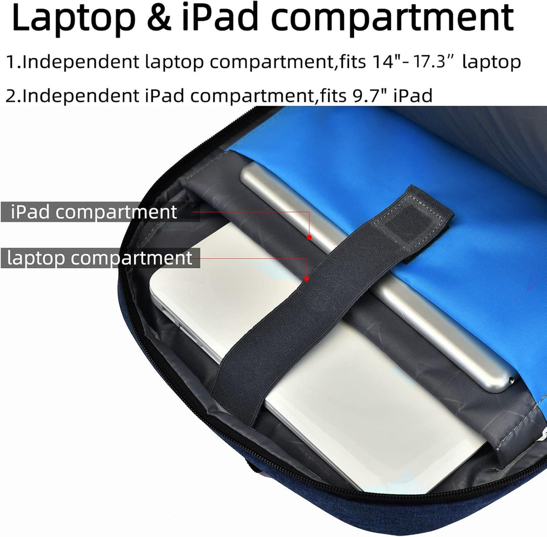 Detal: Wodoodporny zamek błyskawiczny w plecaku podróżnym na laptopa z portem USB.