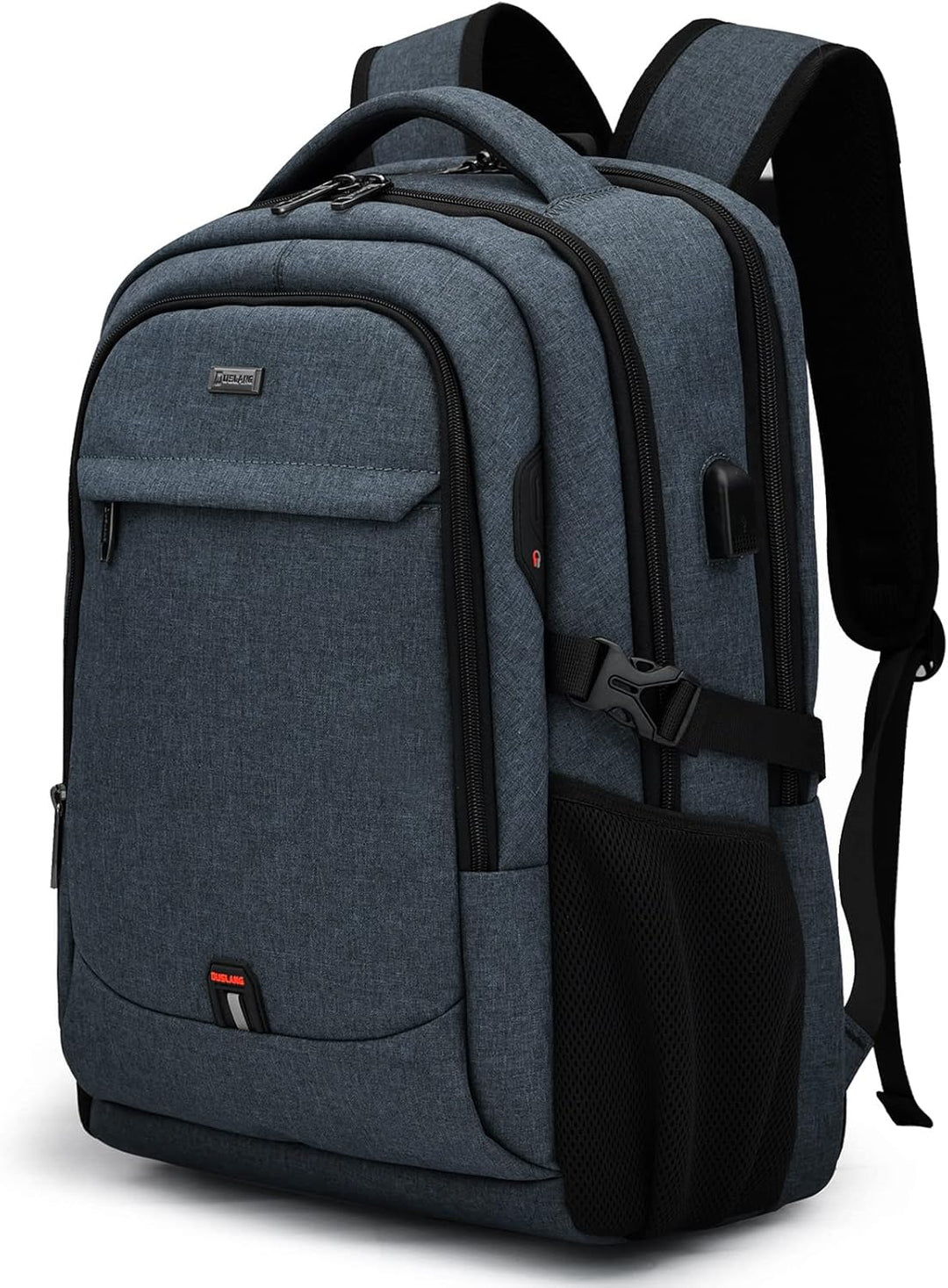 Lekki plecak podróżny z USB, wodoodporny, idealny na krótkie wypady i codzienne dojazdy.