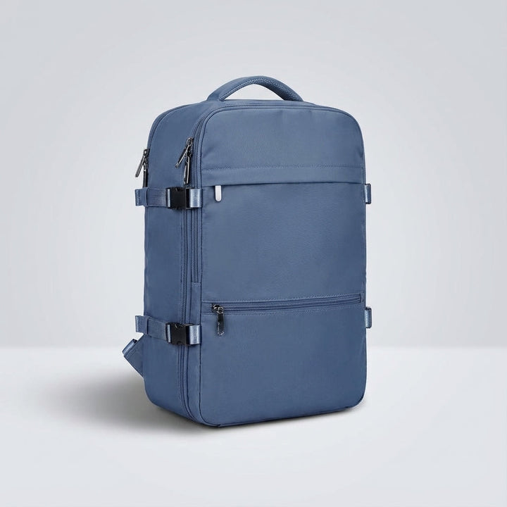 Plecak podróżny SkyGuardBag z przegrodą na laptopa, wodoodporny, z systemem antykradzieżowym, idealny do podróży.