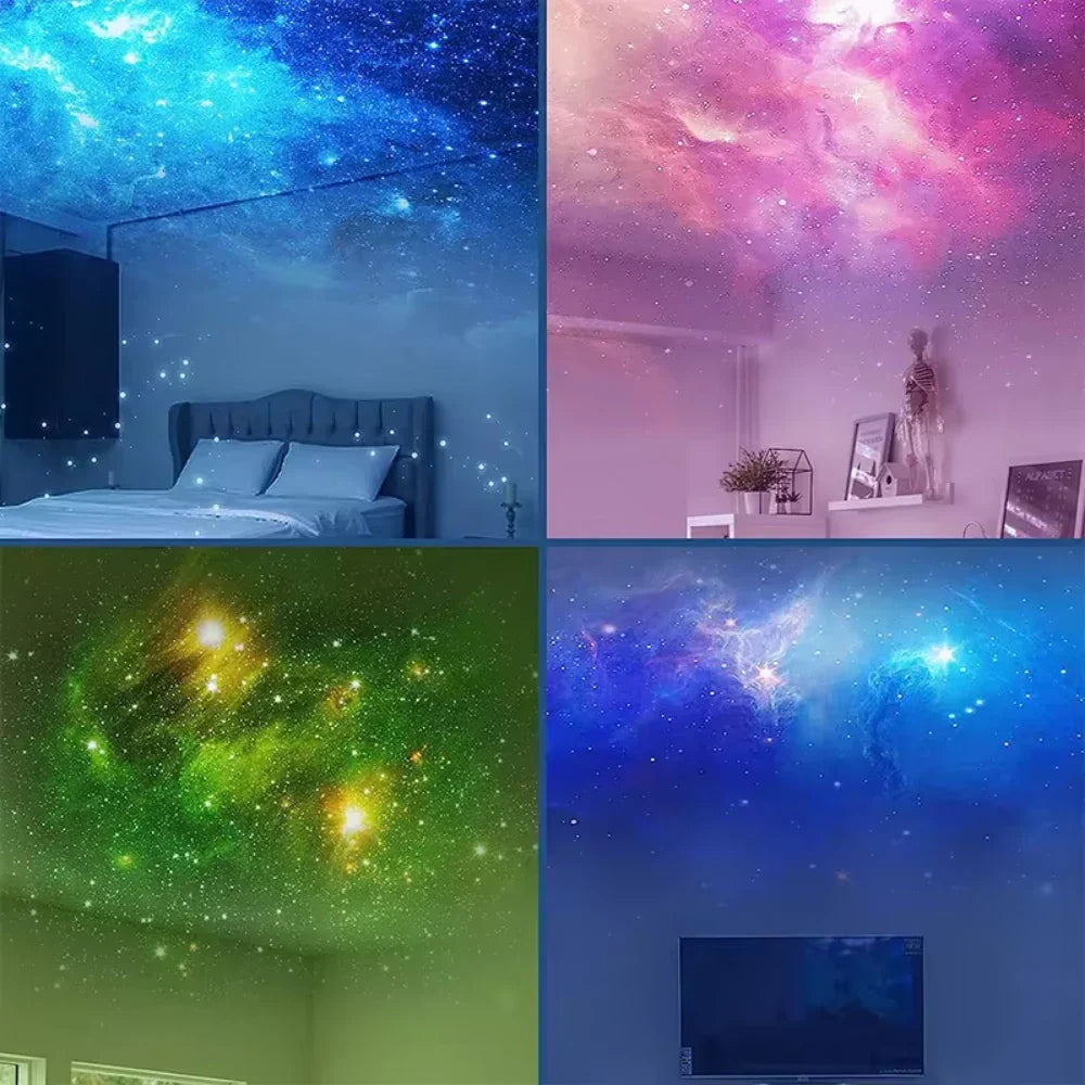 Projektor LED Astro, lampka nocna z astronautą, tworząca magiczną, rozgwieżdżoną atmosferę w pokoju dziecięcym