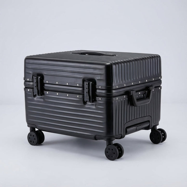 Elegancka walizka podróżna Carrycore z ABS/PC i aluminiową ramą. Wytrzymały bagaż podręczny na każdą podróż.
