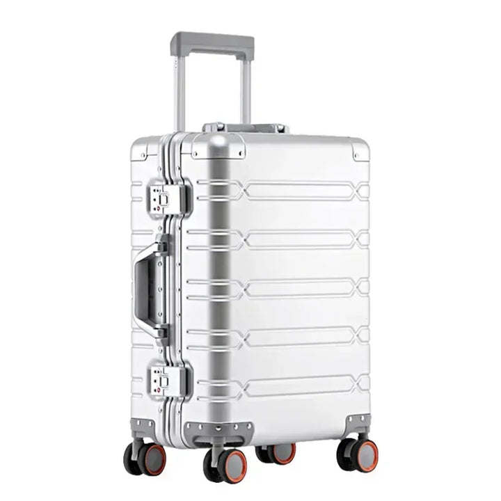 Walizka podróżna Oslo z aluminium-magnezu, twarda i bardzo wytrzymała. Idealny bagaż.